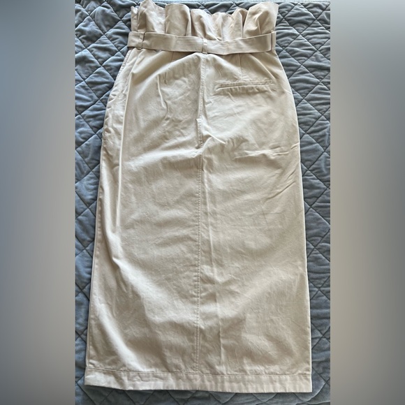 Zara beige and cream midi skirt - Picture 5 of 11